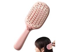 Volumen Haarbürste - 7.17 Inches Faltbare Massage Bürste | Selbstreinigende Styling Bürste - ABS Weichgummi Mit Abnehmbarem Luftkissen Und Doppelbogen Design Für Tägliche Haarpflege Massage Und Reisen