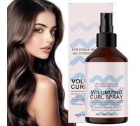 Volumizing Curl Spray, Voluminizante Rizador, Spray Volumizante para rizar con proteína de arroz y ylang-ylang, spray de cuidado espesante con fórmula hidratante, para viajes, salones, hogar, bodas