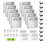 Volumoon 10 Piezas Colgadores de Fotos, Colgar Cuadro Sin Taladrar Soportar, Soporte Espejo Pared, Colgadores de Cuadros Acrílicos para Placas de Imágenes Autoadhesivo, Hasta 4 Kg