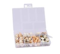 volumoon 100 Piezas Conchas Marinas Mixtas, Conchas de Mar Naturales, Conchas de Playa Sin Agujero, Conchas Pequeñas para Manualidades para Joyería, Rellenar Jarrones, Pulseras, Accesorios de Collar