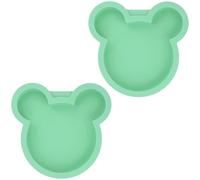 Volumoon 2 Piezas Molde para Tartas, Molde Silicona Bizcocho, Molde cuadrado para Tartas, Antiadherente Moldes De Silicona Para Horno, Reutilizables para Pasteles en Capas, Tarta de Queso (B)