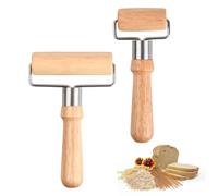 volumoon 2 rodillos pequeños y medianos para pizza, postres, piel de albóndigas