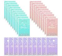 Volumoon 30 Piezas Bolsas de Regalo para Cumpleaños y Fiestas, Chuches Infantil de Plástico para Dulces, Bodas, Navidad, 16,5 x 25CM (Multicolor)