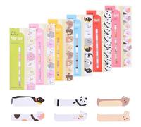 volumoon 6 Paquetes Notas Adhesivas, Notas Adhesivas de Animales, Mini Notas Adhesivas, Marcadores Adhesivos Pastel de Colores Pequeños, Sticky Notes para Hogar Oficina Escuela