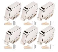 Volumoon 6 Piezas Cierre de Resorte Automático Mini, Mini Pestillo Automático de Resorte, Latch Cierre Presión Puerta Gabinetes, Mini Pestillo para Puerta Armario para Armario de Cocina Puerta