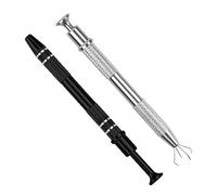 volumoon - Alicates para bolas de perforación, herramienta de recogida de perlas, pinzas para garras, pinzas para joyas para diamantes, perlas, tornillos, piezas de precisión