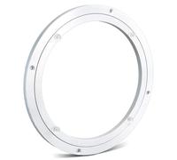 volumoon - Bandeja giratoria con rodamiento, rodamiento de bolas para bandeja giratoria, bandeja giratoria de aluminio, placa giratoria lisa para mesa, 10 pulgadas