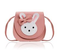 volumoon Bolso Bandolera para Niña, Bolsa Pequeña de Hombro con Hebilla, Mini Bolsa de Mensajero de Conejo con Nudo de Lazo, Mini Bolso Del Mensajero para Fiesta, Compras, Fotografía, Actuación