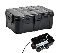Volumoon Caja Empalmes Exterior, Caja de Cables Conexiones Electricas, Caja Organizadora de Cables con Tapa de Plástico, Caja de Conexiones Exterior, Caja de Protección para Conexiones Eléctricas