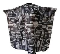 Volumoon Capa de Peluquería, Capas de Corte Peluquería, Capa de Barberia Profesional, Capa para Cortar el Pelo Impermeable y Transpirable, para Hombres Mujeres y Niños 145*120cm