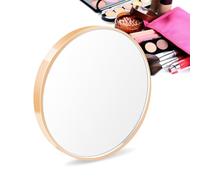 Volumoon Espejo de Aumento Portátil 10x Con Ventosa - Para Baño, Maquillaje, Tocador, Ducha, Depilación De Cejas - Ideal Para Familia y Viajes