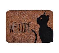 volumoon Felpudo de Bienvenida Personalizado, 60x40CM Felpudo Antideslizantes Lavable, Felpudos para Entrada a Casa, Mascotas Almohadilla, Felpudos Welcome para Puertas Interior y Exterior