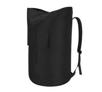 volumoon Grande Mochila de Lavandería con Correa Acolchada, Bolsa De Ropa Sucia para Dormitorio, Apartamento, Bolsa de Lavandería con Mochila, Bolsa para Colada Plegable para Viajes, Camping