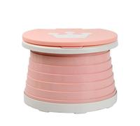 volumoon Inodoro Plegable para Niños, Asiento Inodoro, Asiento de Iinodoro Portátil, Vater Para Niños, Inodoro Portátil Niña, Asiento de Iportátil, Orinal de Viaje, WC Portátil Niños Niña (rosa)