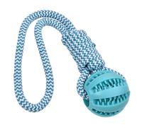 Volumoon Juguete de Cuerda Para Perros, Pelota con Cuerda para Perros de 6cm, Juguetes para Perros para Morder, Juguetes para Perros Indestructible para Salud Dental y Limpieza de los Dientes Mascotas