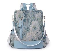 volumoon Mochila Antirrobo Mujer, Casual Mochila Mujer, Bolso Mochila Mujer Impermeable de Nylon, Impresión de Moda Bolsas de Hombro Mochila Escolar, Trabajo Mochila Casual Viaje Backpack