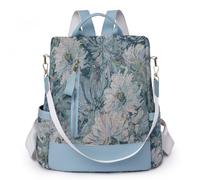 volumoon Mochilas para Mujer, Mochila de Nailon, Bolso Mujer Ligero, 2 in 1 Impermeable Bolso mujer Ligero, mochila Antirrobo, Gran Capacidad Casual mochilas para Todos los Díario,Trabajo, Casual (B)