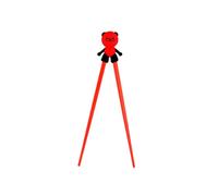 Volumoon Palillos Panda, Palillos para principiantes, Reutilizables, Palillos de Entrenamiento Niños, Palillos lindos Resistentes al Calor Palillos personalizados para Platos Asiáticos (Rojo)