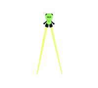 Volumoon Palillos Panda, Palillos para principiantes, Reutilizables, Palillos de Entrenamiento Niños, Palillos lindos Resistentes al Calor Palillos personalizados para Platos Asiáticos (Verde)