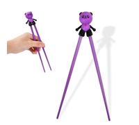 Volumoon Palillos Panda, Palillos para principiantes, Reutilizables, Palillos de Entrenamiento Niños, Palillos lindos Resistentes al Calor Palillos personalizados para Platos Asiáticos (Púrpura)