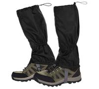 volumoon Polainas Impermeable, 39 cm Polainas a Prueba de Nieve Al Aire Libre, Transpirables Antipicaduras Oxford Polainas, para Caza Montaña Esquí Aire Libre Viaje (1 Par, Negro)