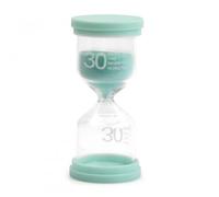 Volumoon Reloj de Arena, Temporizador de Reloj Arena Colorido, Reloj de Arena Temporizador Niños, para Cocina Oficina Aula Guardería Escuela Actividades (30 Minutos (Verde))