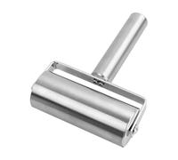 volumoon Rodillo de Amasar, Rodillo Acero Inoxidable con Mango, Rodillo Amasar Pequeño para Masa Pizza, Rodillo de Metal Pequeño Antiadherente para Hornear Masa, Pasteles, Pastelería, Fideos (A)