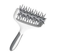 volumoon Rodillo para pizza masa, rodillo para masa de hojaldre con puntas, accesorios para hacer pizza, evita burbujas masa, rodillo agujero para pizza, herramienta para hornear pizzas, galletas y
