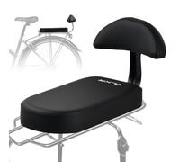 Volumoon Silla Bicicleta Niño Trasera, Cojín para Asiento Trasero de Bicicleta, Asiento Bicicleta Niño, Cojín de Asiento Bicicleta con Respaldo Asiento de Bicicleta Seguro para niños Adultos