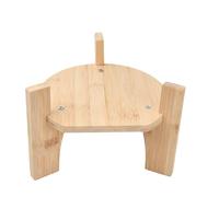 volumoon Soporte Dispensador de Bebidas, Soporte Dispensador de Agua de Vidrio con Base Redonda, Soporte Tetera De Madera Portátil, Soporte Jarra Agua De Madera Duradero para Casa, Fiesta, Bar