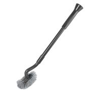 VolumoonCepillo de baño,Escobillas de Baño, Escobilla de Inodoro de Upgrade con Mango Largo, Escobilla WC para Cepillo Limpieza sin callejón sin Salida, escobilla de baño Curvada (con Gancho)
