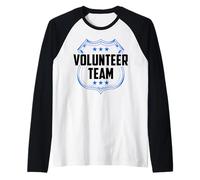 Voluntariado Equipo Trabajo Voluntarios Voluntariado No remunerado Camiseta Manga Raglan