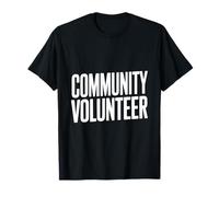 Voluntario Comunitario Orgulloso Partidario Ayudando a Otros Camiseta