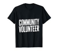 Voluntario Comunitario Orgulloso Partidario Ayudando a Otros Camiseta gráfica económica