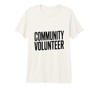 Voluntario Comunitario Orgulloso Partidario Ayudando a Otros Camiseta Premium