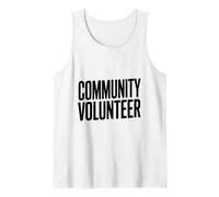Voluntario Comunitario Orgulloso Partidario Ayudando a Otros Camiseta sin Mangas