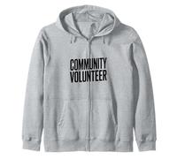 Voluntario Comunitario Orgulloso Partidario Ayudando a Otros Sudadera con Capucha