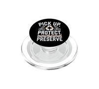 Voluntario de Limpieza de Playas Conservación del océano Ecológico PopSockets PopGrip para MagSafe