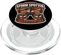 Voluntario de Storm Spotter Weather Watcher PopSockets PopGrip para MagSafe