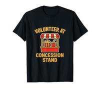 Voluntario en el Puesto de concesión Deportes Humor para Padres Camiseta