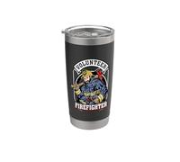 Volunteer Firefighter Fireman Firefighters Lovers Vaso térmico de acero inoxidable de doble pared