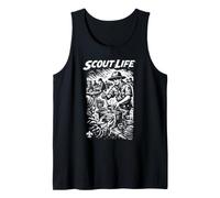 Volunteer Scout Scout Life Retro Scouting Illustration Camiseta sin Mangas