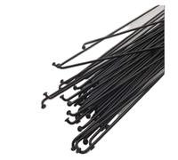 VOLURE Radios de Bicicleta de Acero Inoxidable, Radios de Bicicleta de Acero Inoxidable, Paquete de 10, 26/27,5/29 Pulgadas, Codo Recto, Color Negro Natural(Elbow 286mm)