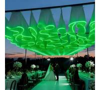 VOLURE Tira Luminosa de luz Decorativa for Techo, 50/100m, 40-90cm, for Bodas, cumpleaños, Fiestas(Long50M-Height70cm)