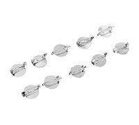 Voluxe Broche Redondo Plano, 10 Piezas de Broche de Bricolaje para niños