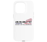 ¿Volvemos a ser grandes? Sin embargo, sátira política: diseño patriótico de los Estados Unidos Carcasa para iPhone 15 Pro
