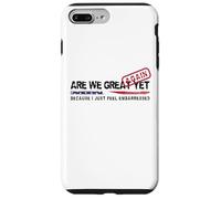 ¿Volvemos a ser grandes? Sin embargo, sátira política: diseño patriótico de los Estados Unidos Carcasa para iPhone 7 Plus/8 Plus