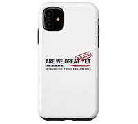 ¿Volvemos a ser grandes? Sin embargo, sátira política: diseño patriótico de los Estados Unidos Carcasa para iPhone 11