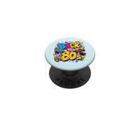 Volver a 80s Nostalgia Roller Skate Boombox Cassette Tape 80s PopSockets PopGrip Adhesivo