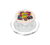 Volver a 80s Nostalgia Roller Skate Boombox Cassette Tape 80s PopSockets PopGrip para MagSafe